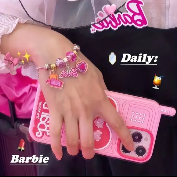 Barbie iPhone 14 Pro Max Bright Pink Durable Protective Case. NWT - Picture 10 of 14